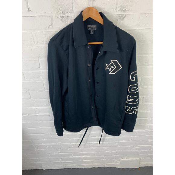 Converse Men's Cons Cardigan Sweater Button Front Long Sleeves Blue Size M - Picture 1 of 5